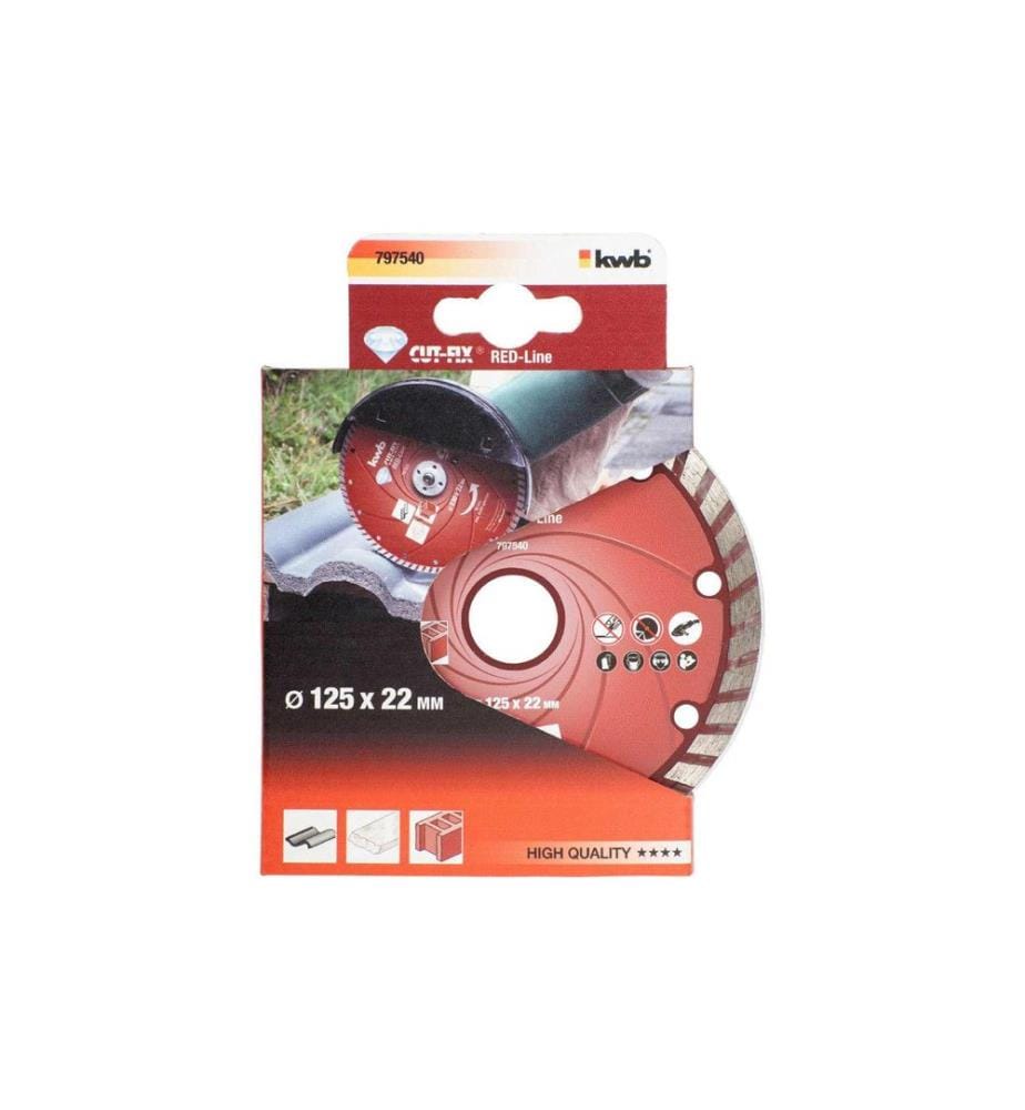 kwb Disque de coupe Red-Line Diamant 125 mm