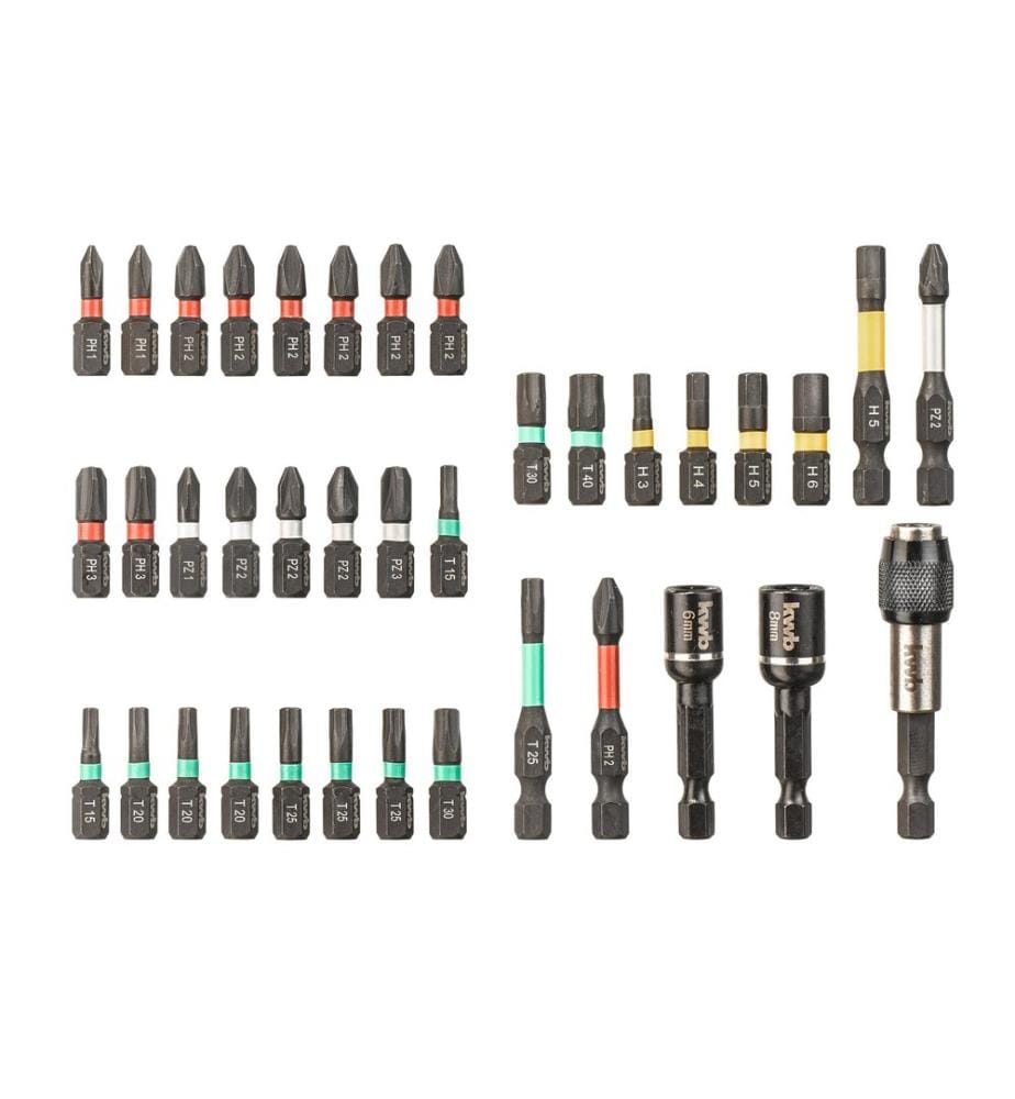 kwb Bit-Set L-Box 37-teilig