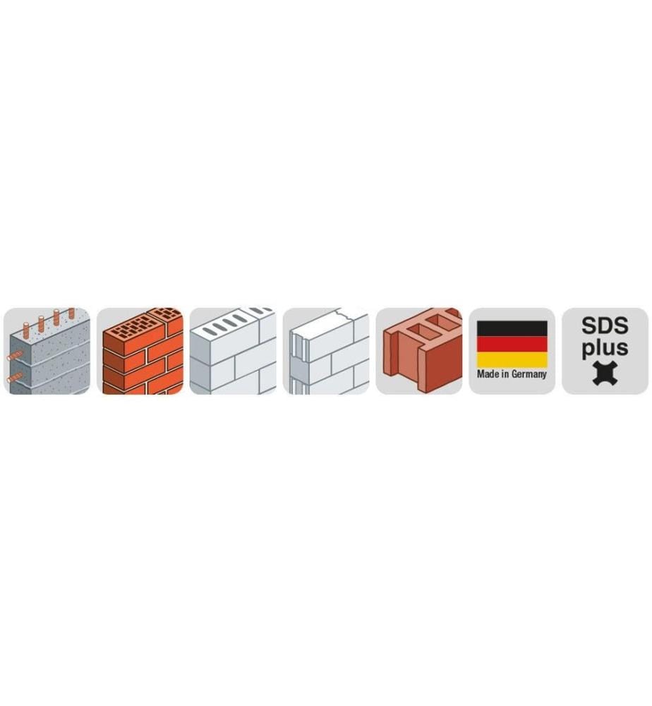 kwb Set de forets SDS Plus 4 pièces