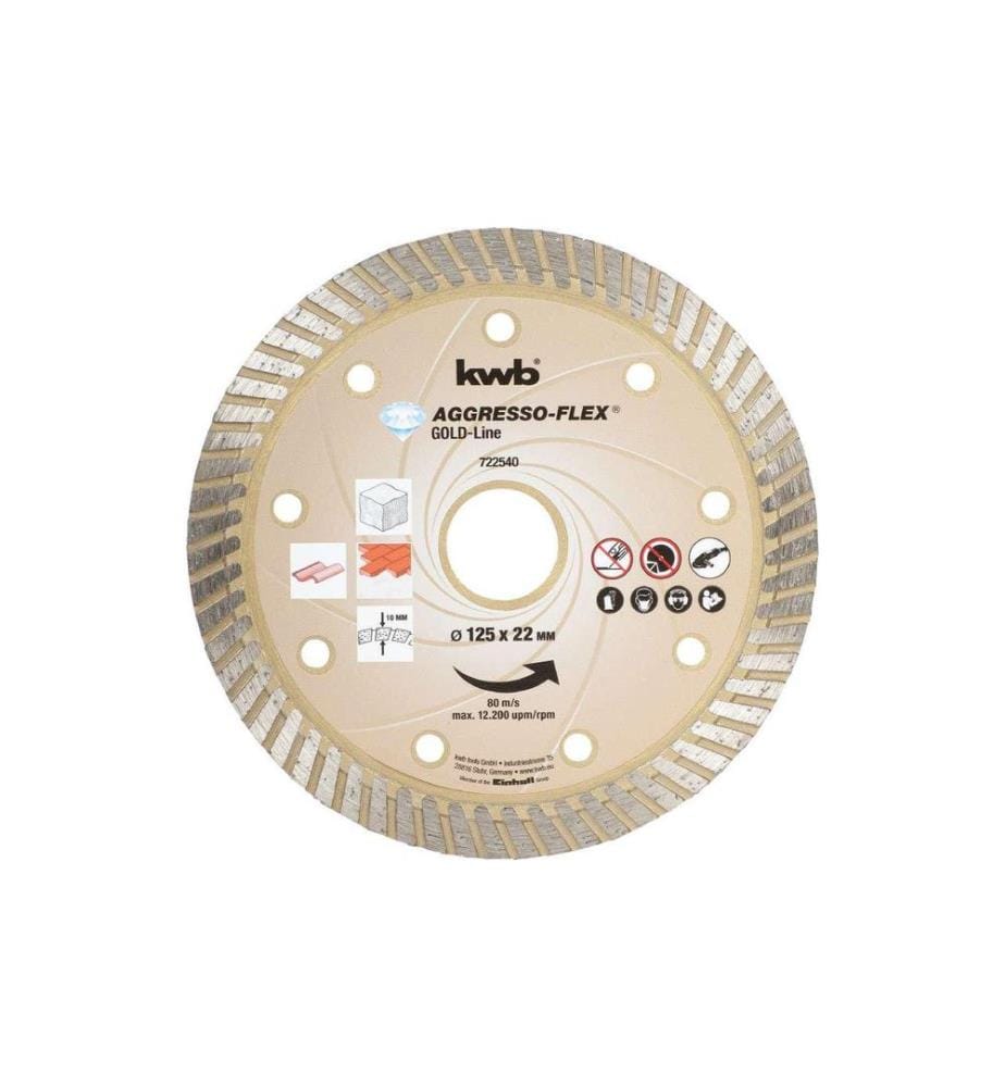 kwb Disque de coupe Gold-Line Diamant 125 mm