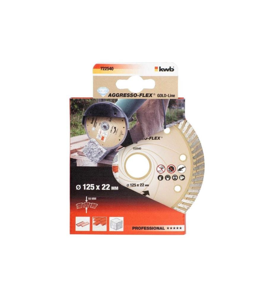kwb Disque de coupe Gold-Line Diamant 125 mm