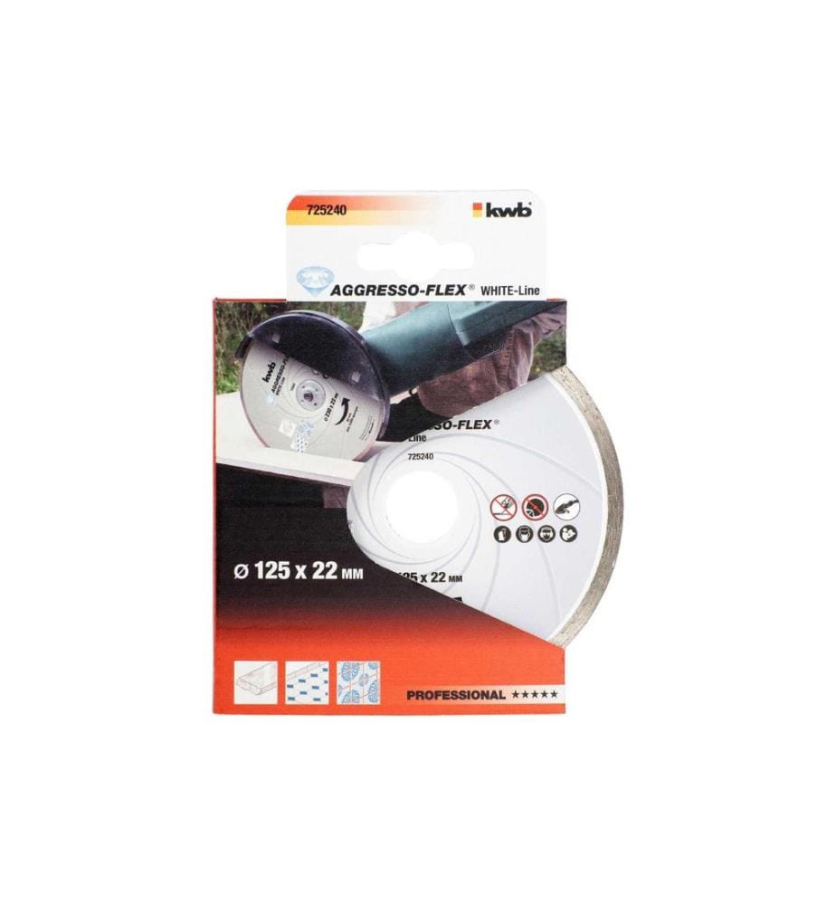 kwb Disque de coupe White-Line Diamant 125 mm
