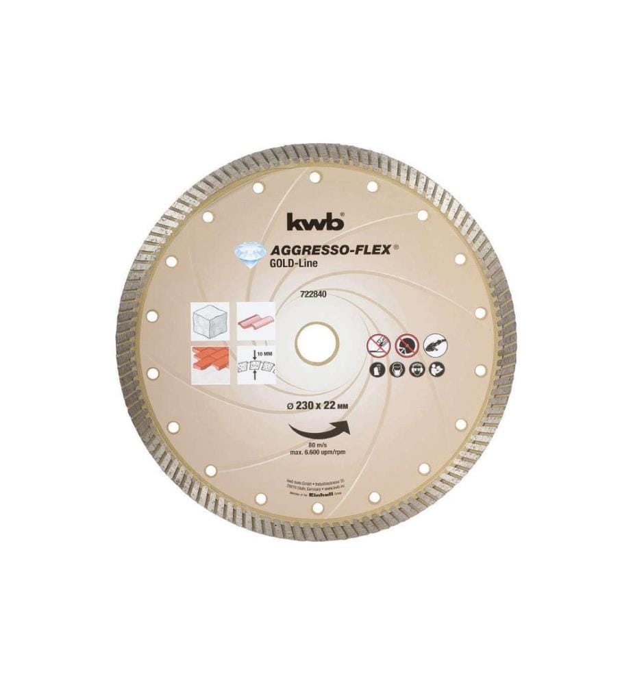 kwb Disque de coupe Gold-Line Diamant 230 mm