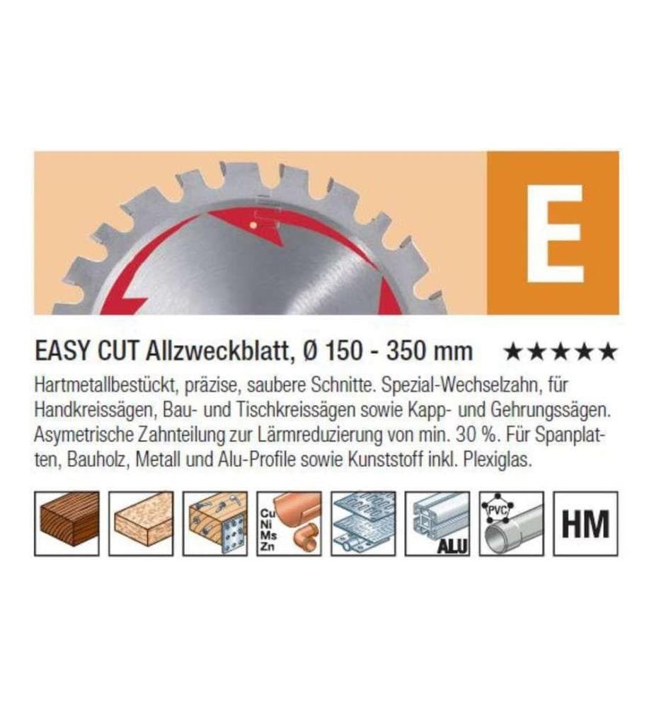 kwb Lame de scie circulaire Easy Cut HM 67E Ø 190 x 20 mm