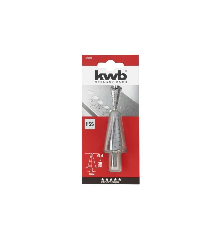 kwb Stufenbohrer HSS 4-20 mm