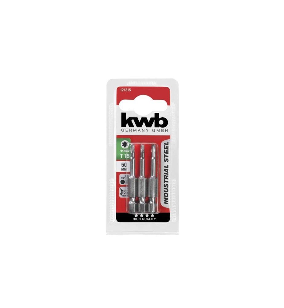 kwb Bit-Set 50 mm Torx 15 SB 3-teilig