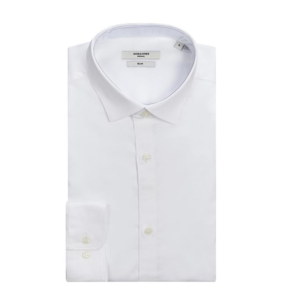Camicia slim fit - Bianca