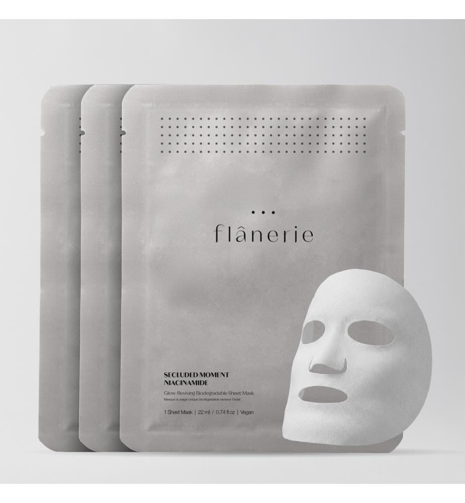 Masque à usage unique biodégradable raviveur l'éclat
