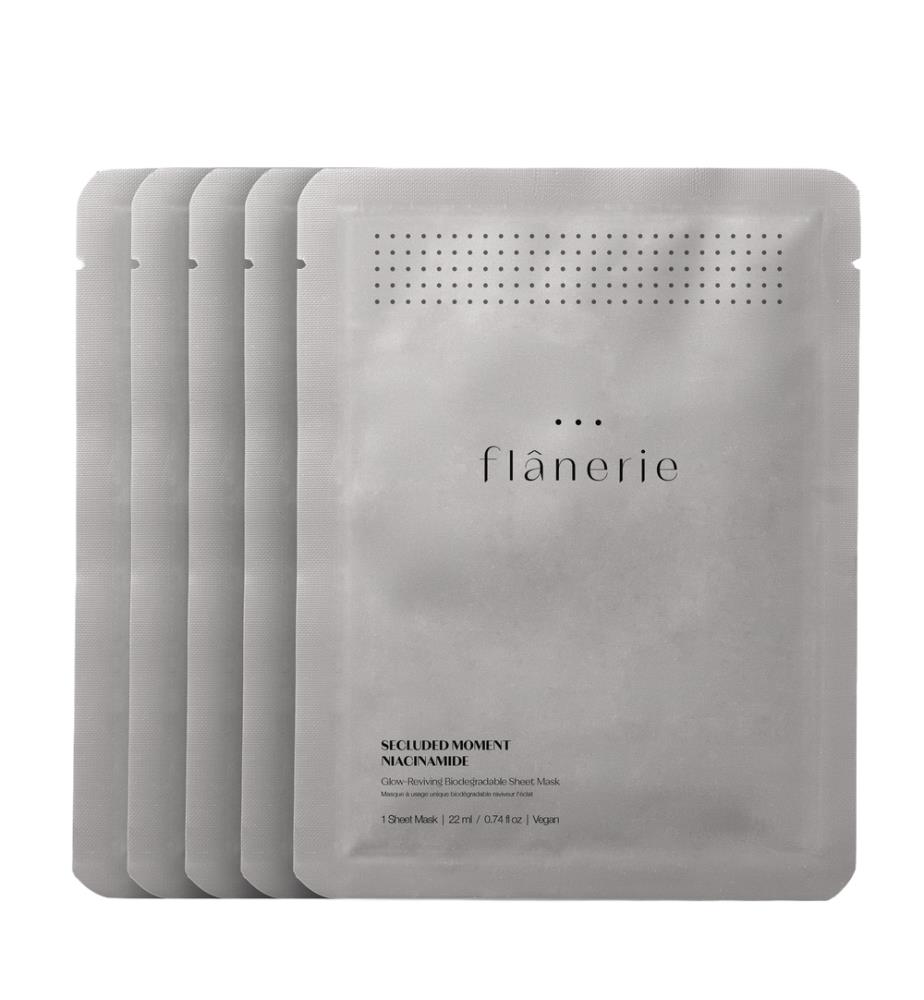 Masque à usage unique biodégradable raviveur l'éclat