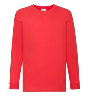 Fruit Of The Loom Kinder T-Shirt, langarm