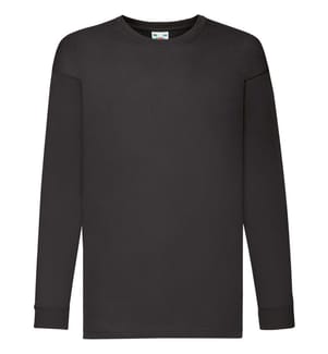 Fruit Of The Loom Kinder T-Shirt, langarm