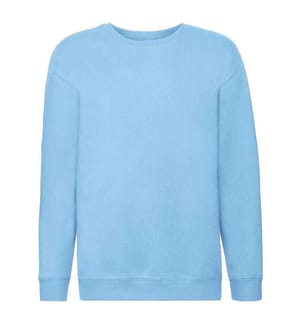 Fruit of the Loom - "Premium" Sweatshirt Überschnittene Schulter für Kinder