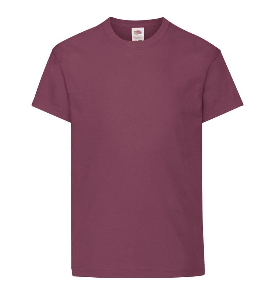 Fruit Of The Loom Kinder Original Kurzarm T-Shirt