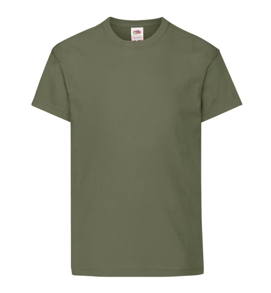 Fruit Of The Loom Kinder Original Kurzarm T-Shirt