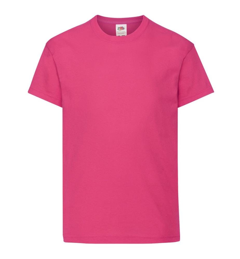 Fruit Of The Loom Kinder Original Kurzarm T-Shirt