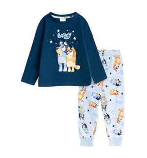 Bluey - "Family" Schlafanzug mit langer Hose für Kinder