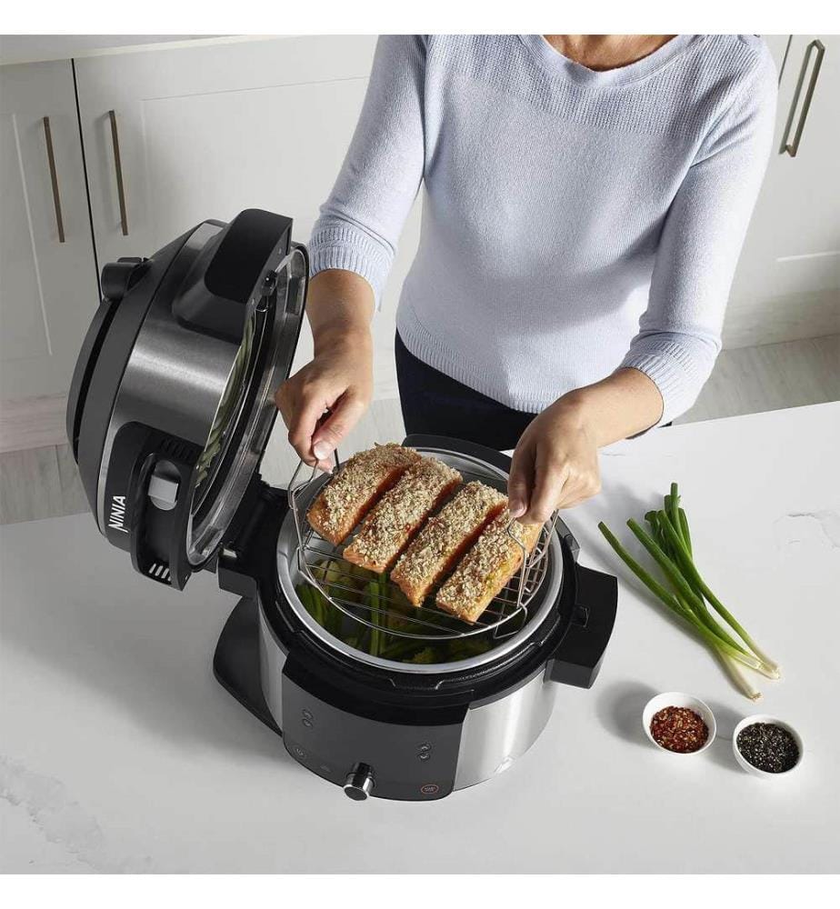 Foodi 11-in-1 SmartLid Multikocher - Silber und Schwarz