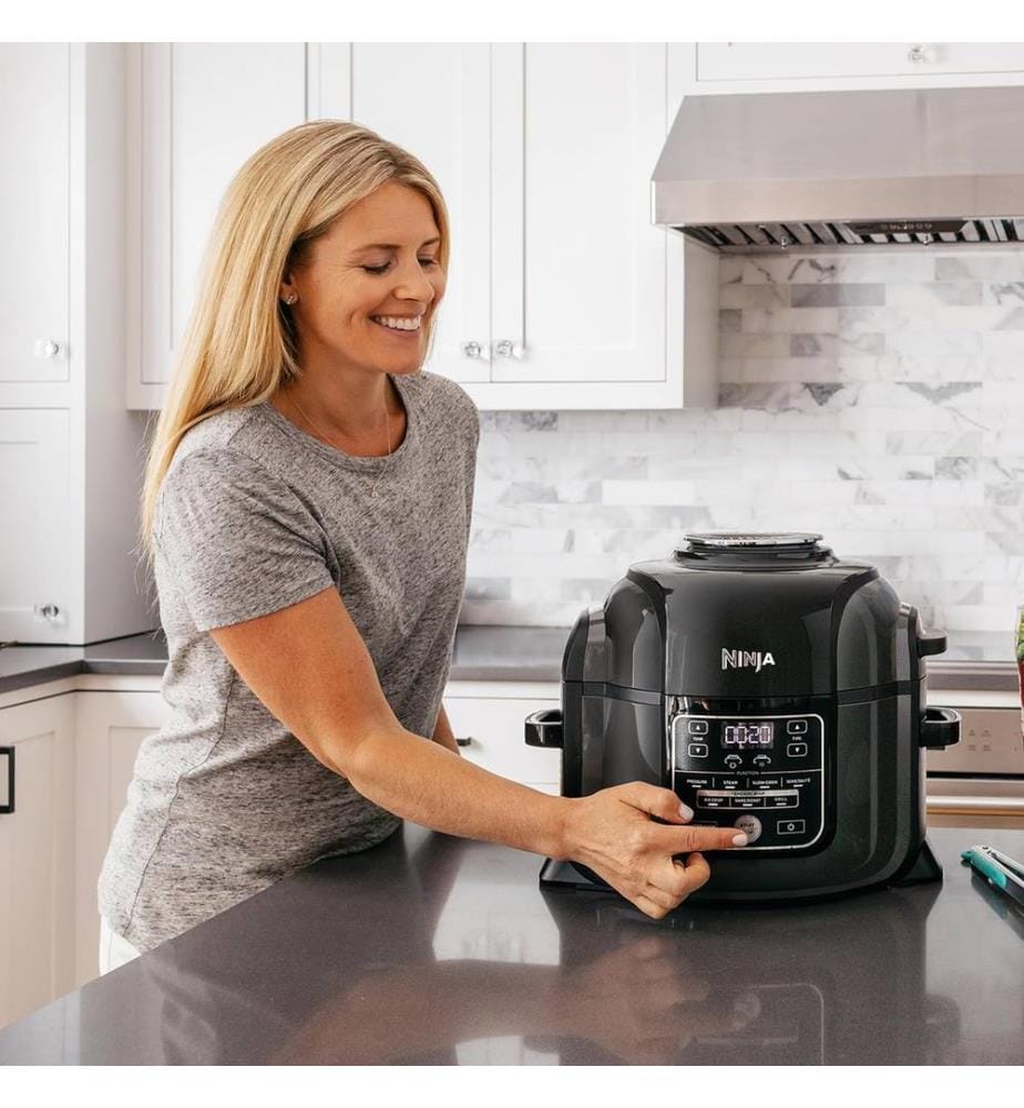 Foodi 7-in-1 Multikocher OP300CH -Silber und Schwarz