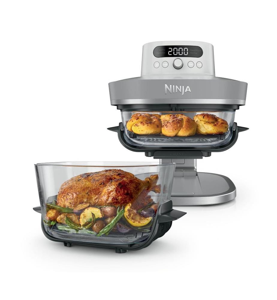 Crispi Pro 5-in-1-Heissluftfritteuse aus Glas – Grau","detected_source_language":"FR