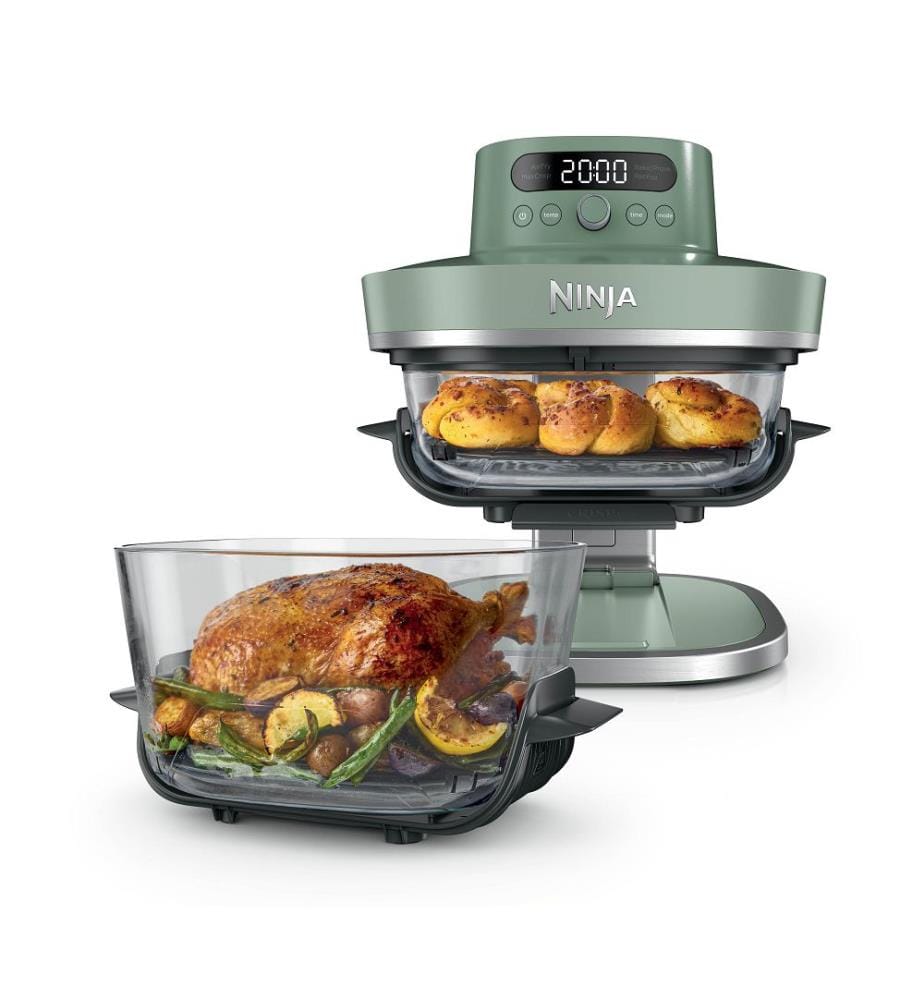 Crispi Pro 5-in-1-Heissluftfritteuse aus Glas – Grün","detected_source_language":"FR