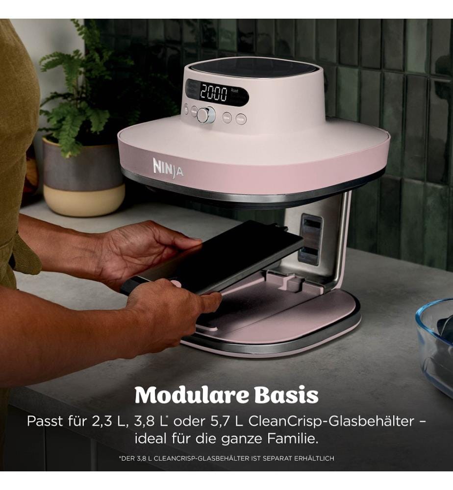 Crispi Pro 7-in-1-Heissluftfritteuse aus Glas – Rosa","detected_source_language":"FR