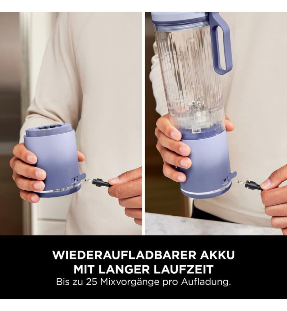 Blast Max Wiederaufladbarer Blender - Hellviolett