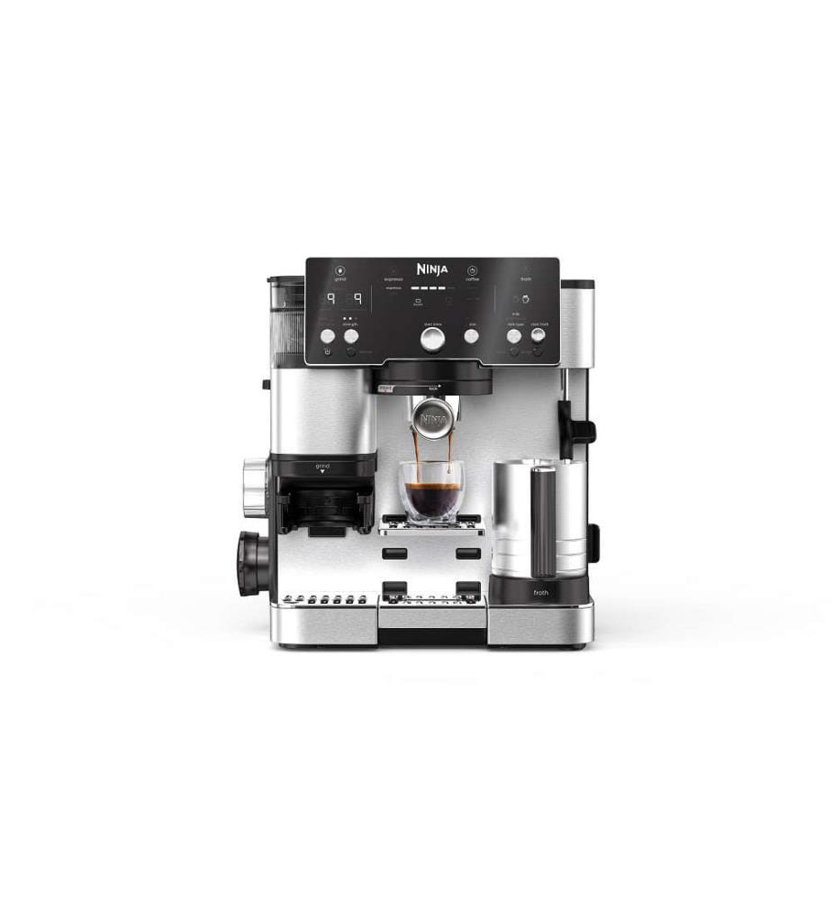 Luxe Café Essential Kaffeemaschine - Silber, Schwarz