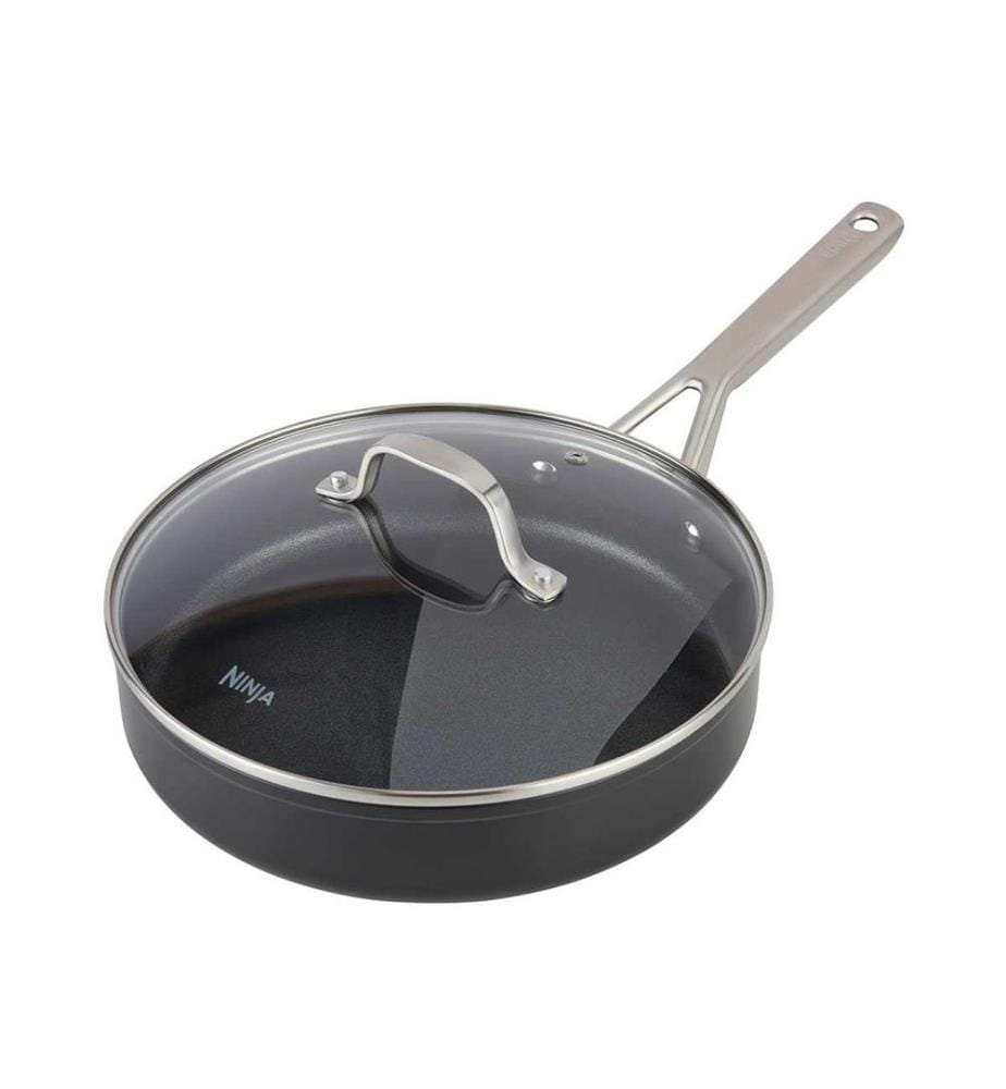 Padella con coperchio Foodi ZEROSTICK Essentials - Nero e Argento