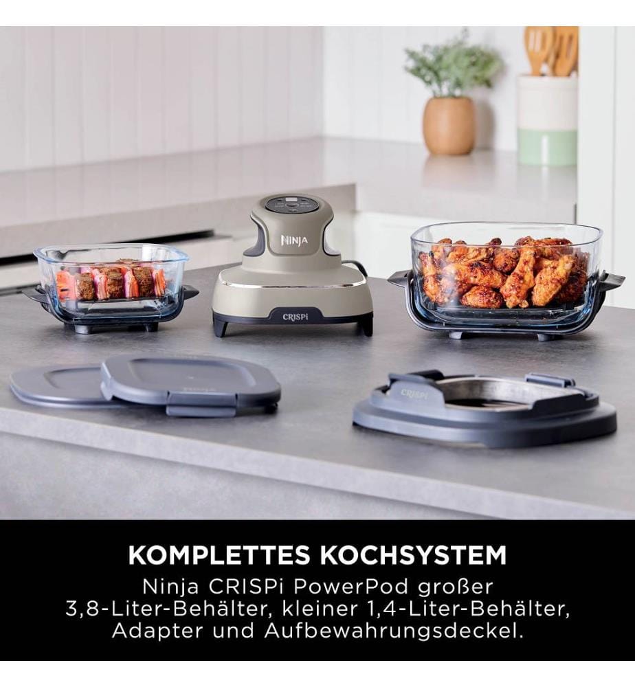 Tragbare Heissluftfritteuse 1700 W - Gelb