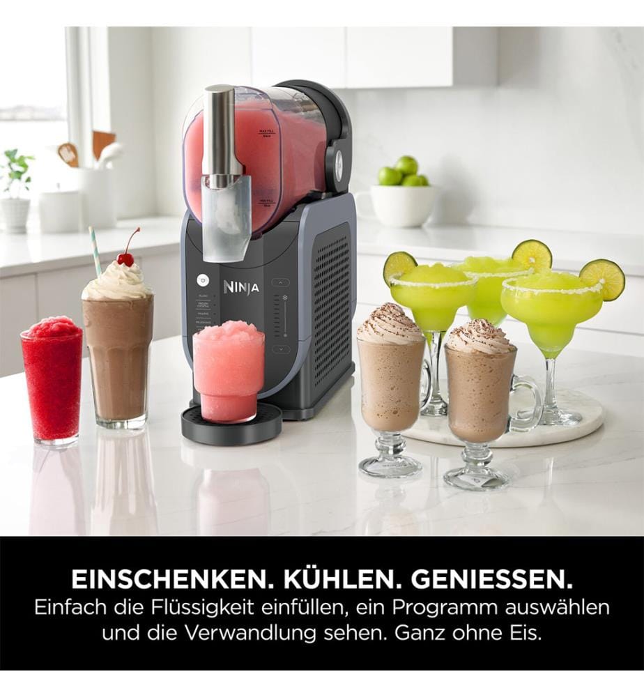 Granita-Maschine - Schwarz, Hellblau