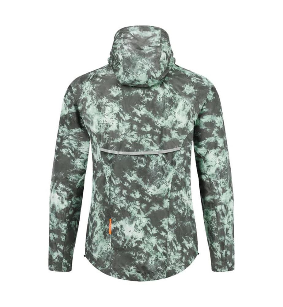Reflektierende Radsport-Regenjacke 14-22°C - Khaki