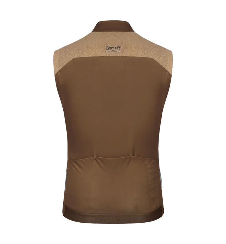 Winddichte Fleece-Weste 6-16°C - Braun