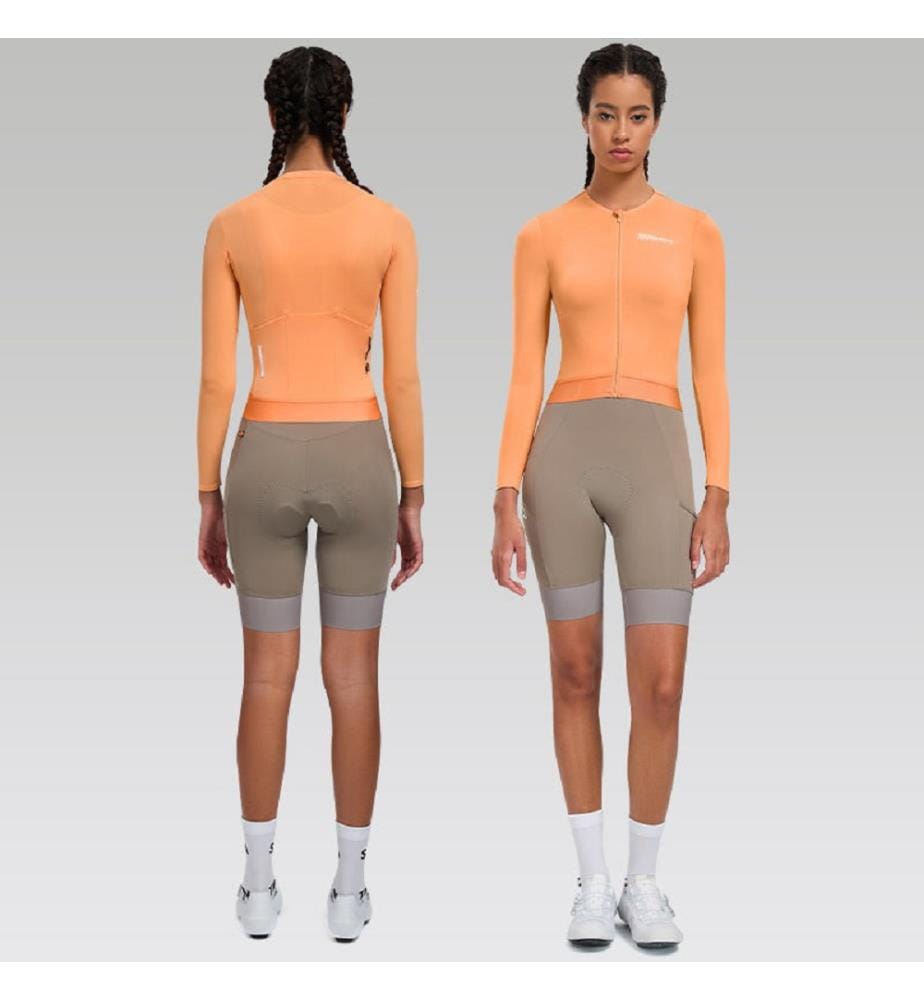 Langarm-Trikot „Qing“ - Orange