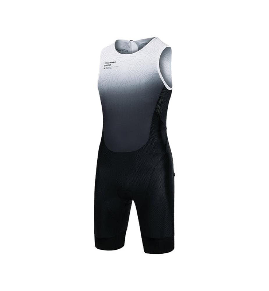 Ärmelloser Triathlon-Anzug - Schwarz