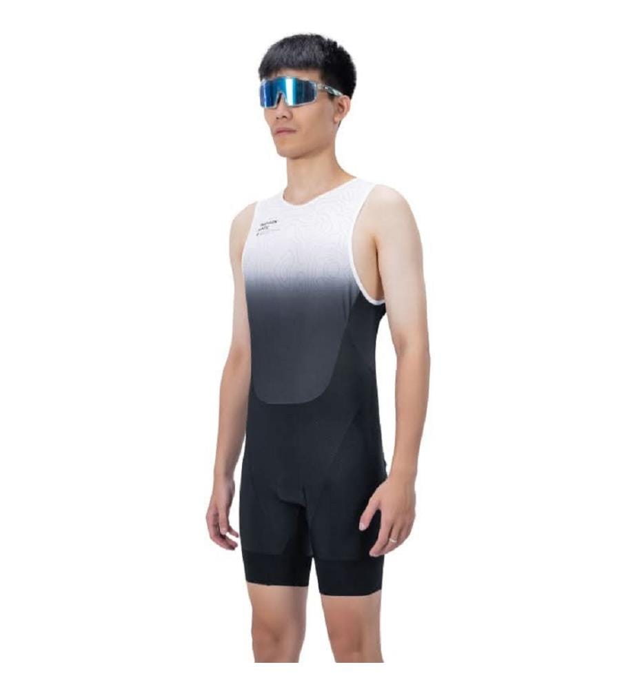 Ärmelloser Triathlon-Anzug - Schwarz
