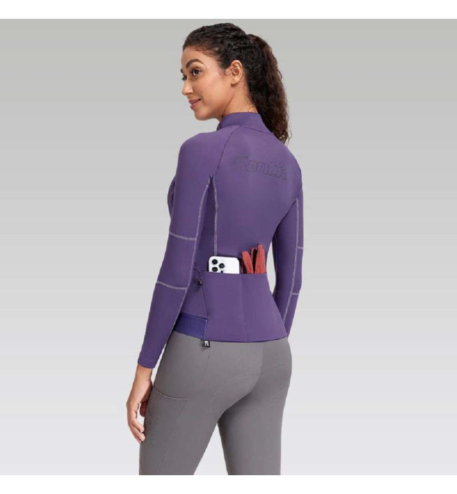 Star Trails-Radsportjacke – Dunkelviolett