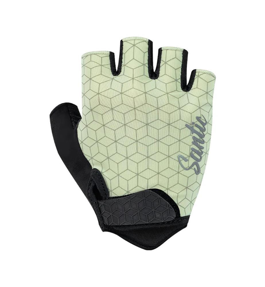 Fingerlose Fahrradhandschuhe - Schwarz und Creme