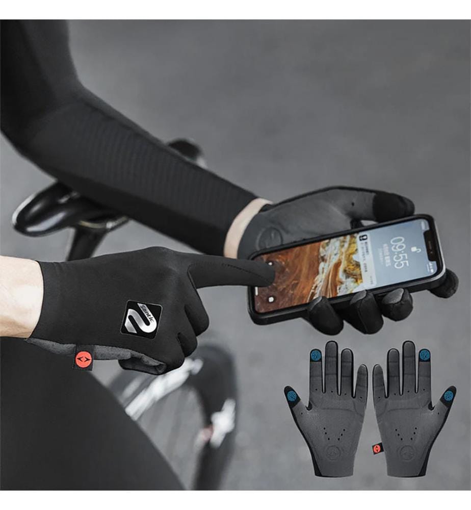 Fahrradhandschuhe - Schwarz und Grau