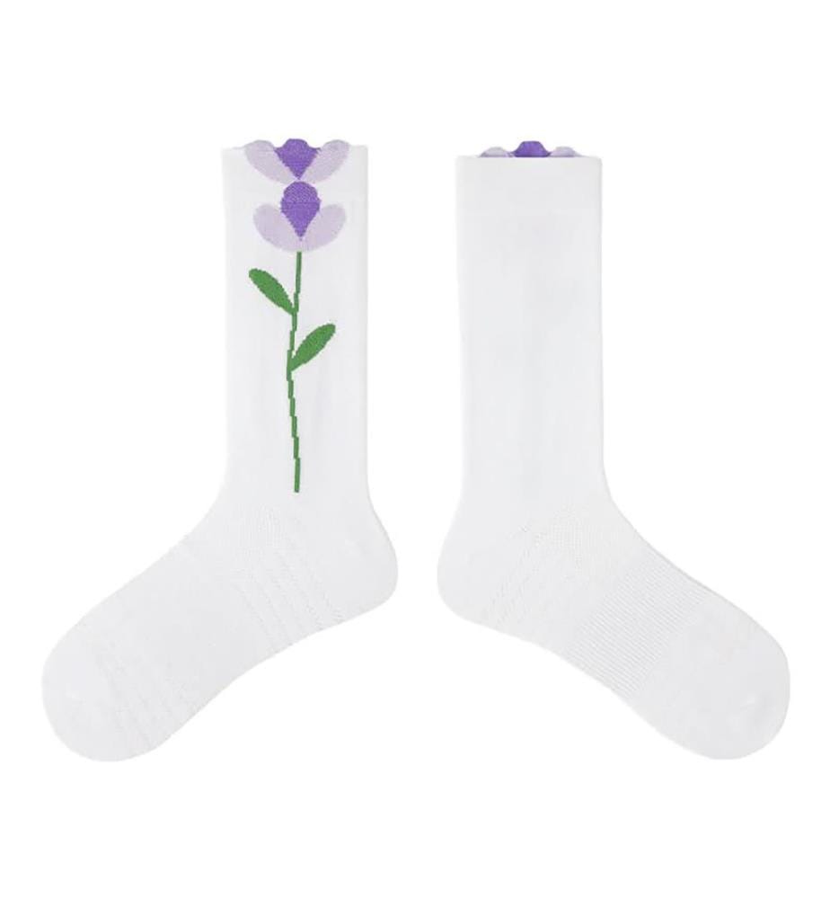 Radsport-Socken - Weiss