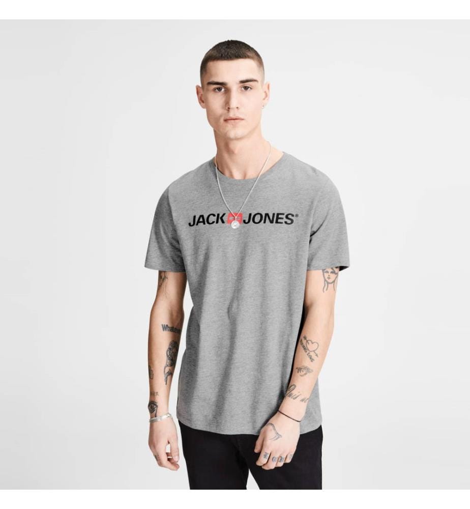 T-Shirt Slim Fit - Hellgrau
