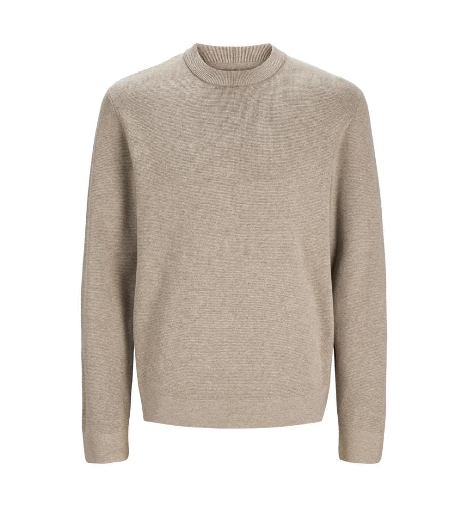 Strickpullover in lässiger Passform – Beige