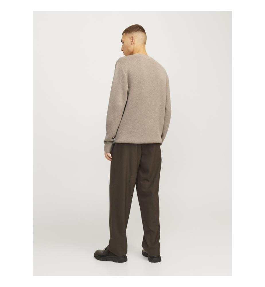 Strickpullover in lässiger Passform – Beige