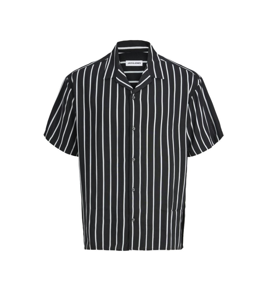 Camicia a righe - Nero