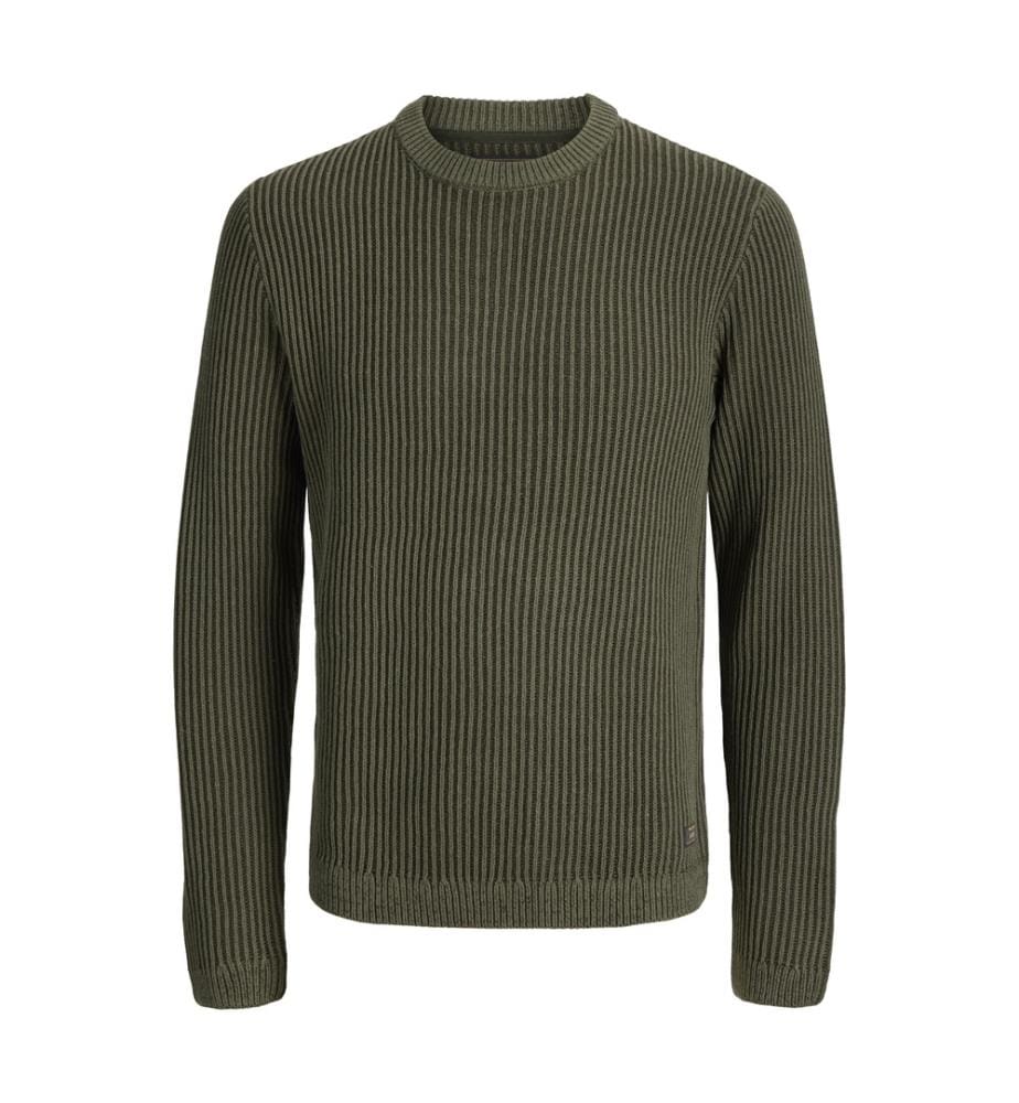 Strickpullover mit Rundhalsausschnitt – Rosin