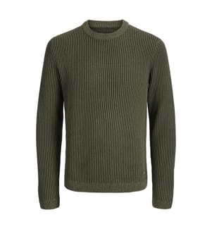 Strickpullover mit Rundhalsausschnitt – Rosin