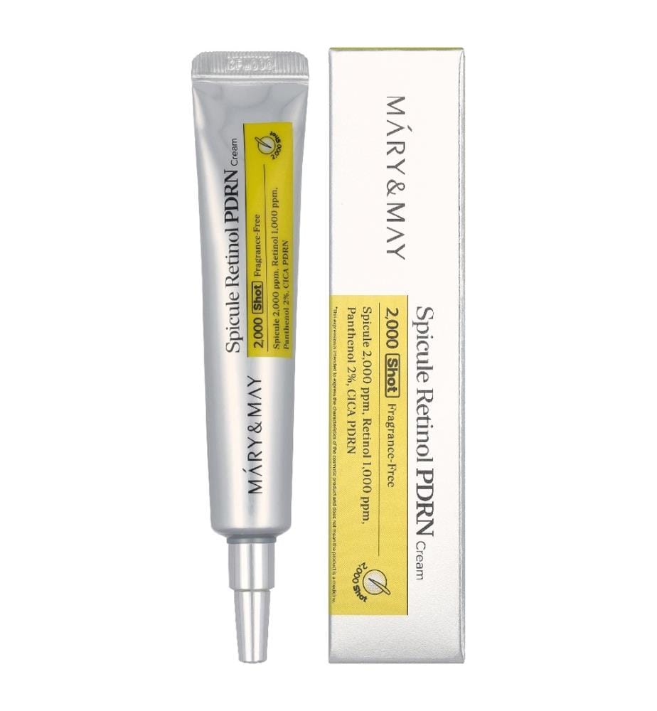 Mary & May Crema al retinolo e PDRN con spicule, 15 g
