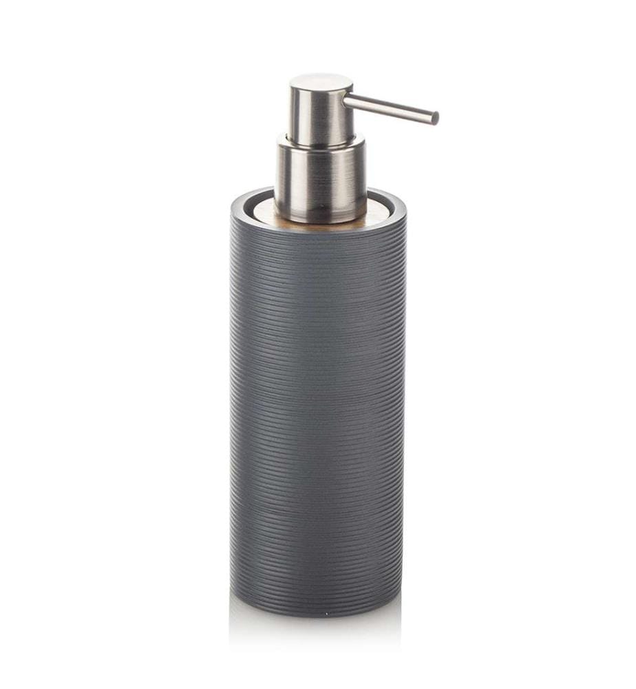 Badezimmer-Set 4-teilig Fox - Grau und Braun und Silber