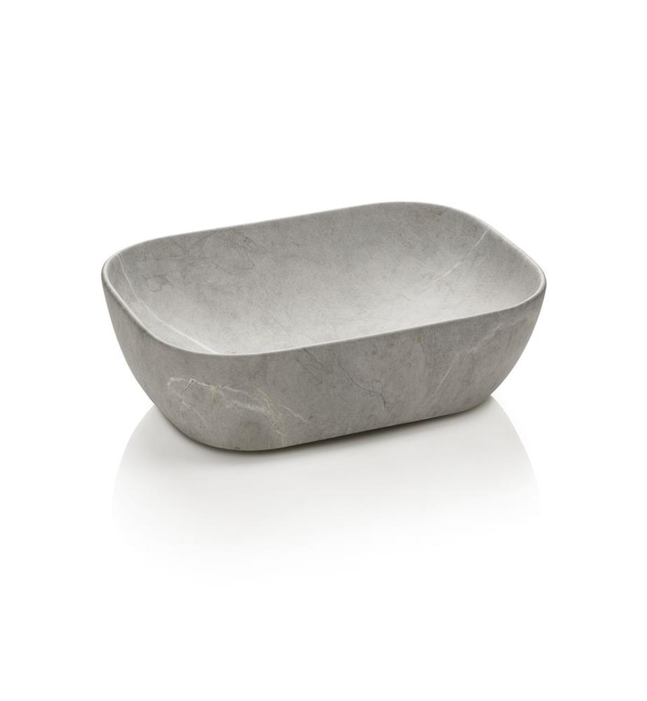 Aufsatzwaschtisch Macke Stone Grey - Grau