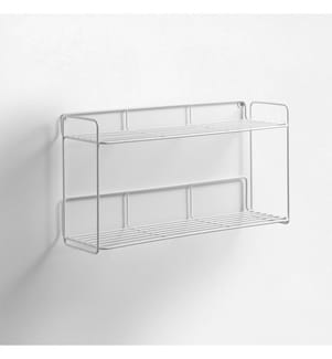 Wandregal Kaori - 50,1x15,1x27,3 cm - Weiss