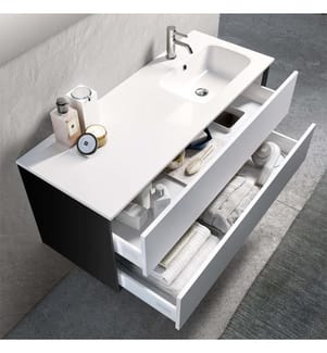 Salzgruppe DX Waschbecken 4-teilig Ago weiss matt